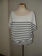 Ivy & You gebreide gestreepte top maat S korte vleermuis