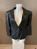 Leren zomer jas blazer van DNA Amsterdam maat S, Kleding | Dames, Info@again.nu, Zwart, Ophalen of Verzenden, Zo goed als nieuw