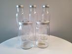 Glazen voorraadpotten met vacuüm deksel. IKEA. Vintage., Ophalen of Verzenden, Gebruikt, Glas, Pot, Bus of Blik