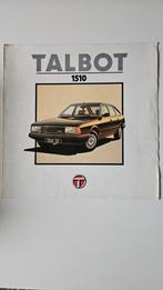 Talbot 1510 folder 1980 Nederland, Ophalen of Verzenden, Zo goed als nieuw, Overige merken