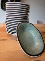 21 Olijfkleurige Schaaltjes ZGAN, Huis en Inrichting, Ophalen, Keramiek, Effen, Schaal of Schalen