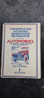 Oud Auto Onderhoudsboek - De Motor, Ophalen of Verzenden, Gelezen, Algemeen, W.J.C. Eikendal