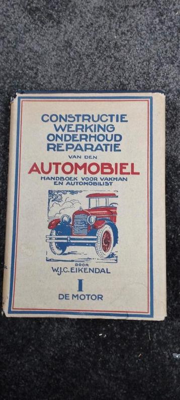 Oud Auto Onderhoudsboek - De Motor beschikbaar voor biedingen