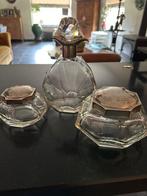Antieke Toilet set kristal/ zilver, Ophalen of Verzenden, Zilver