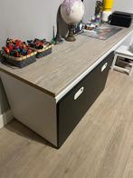 Ikea Småstad 2 x bank/bureau, 1 x opbergkist, Gebruikt, Kast, 50 tot 70 cm, 75 tot 100 cm