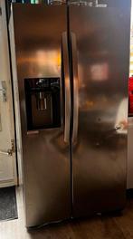 Amerikaanse Koelkast met Ijsmachine - Gebruikt, Witgoed en Apparatuur, Koelkasten en IJskasten, Ophalen, Gebruikt, 200 liter of meer