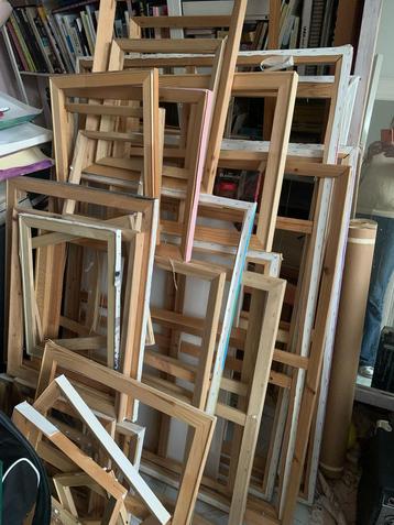 Schilderij Houten frames beschikbaar voor biedingen