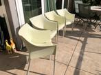 4 Philip Starck Stoelen - Licht Mintgroen - Set, Huis en Inrichting, Ophalen, Kunststof, Overige kleuren, Zo goed als nieuw