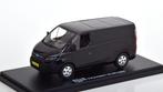 Jsn Greenlight 1:43 Ford Transit Custom V362 2016 zwart, Hobby en Vrije tijd, Modelauto's | 1:43, Overige merken, -, Nieuw, Ophalen of Verzenden