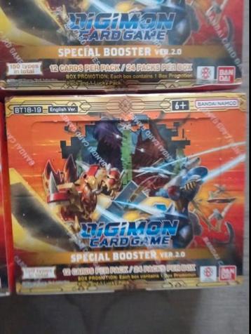 Digimon Booster Box Ver.2.0 (BT18-19, Engels) – Nieuw beschikbaar voor biedingen