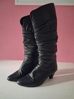 Zwarte kalfsleren laarzen van Sacha maat 38, Kleding | Dames, Schoenen, Hoge laarzen, Zwart, Ophalen of Verzenden, Zo goed als nieuw