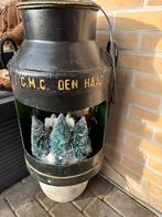 Te koop oude melkbus met kerst verlichting, Ophalen of Verzenden, Zo goed als nieuw