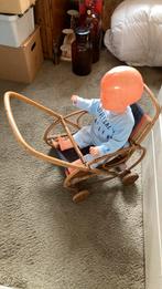 Vintage bamboe poppenwagen, Ophalen