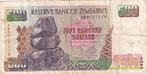 Zimbabwe 500 dollar 2001, Verzenden, Zimbabwe, Los biljet