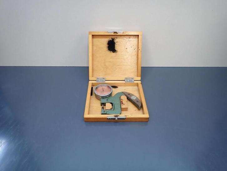 Carl Mahr snel dikte meter / diktemeter 0 t/m 10mm, Doe-het-zelf en Verbouw, Meetapparatuur, Gebruikt, Afstand, Ophalen of Verzenden