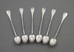 6x cocktail lepels, getorste steel, Hollands glad, WMF, Antiek en Kunst, Verzenden