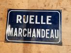 Oud emaille bord plaatsnaambord  industrieel, Ophalen of Verzenden