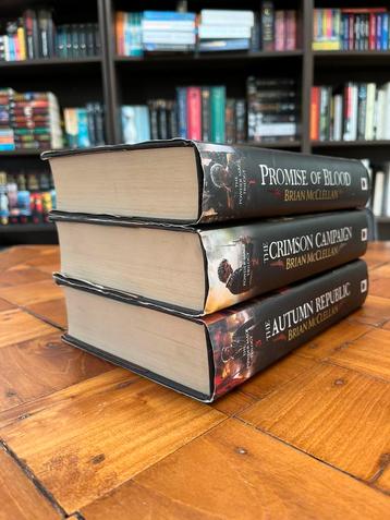 The Powder Mage Trilogy - Hardcover - Brian McClellan beschikbaar voor biedingen