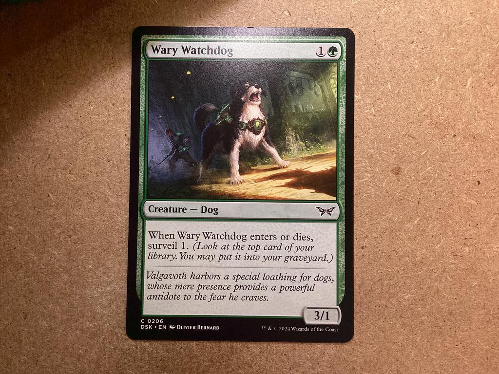 1x Wary Watchdog [0206] (Near Mint), Ophalen of Verzenden, Zo goed als nieuw, Losse kaart
