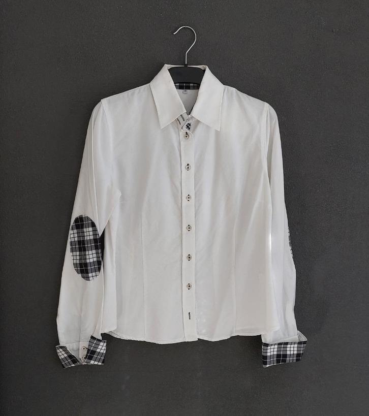 Blouse, Be nice, wit mt. 40 Als Nieuw! erg mooi!, Kleding | Dames, Blouses en Tunieken, Nieuw, Maat 38/40 (M), Wit, Verzenden