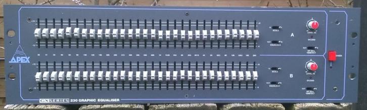 Equalizer Apex GX-Series 230, Muziek en Instrumenten, Effecten, Gebruikt, Equalizer, Ophalen of Verzenden