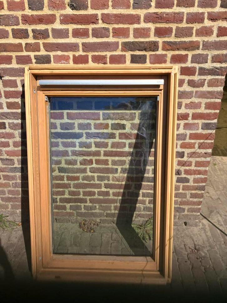 3 Velux Dakramen - Moestuin Project, kanteltraam ventilatie, Doe-het-zelf en Verbouw, Glas en Ramen, Gebruikt, Dakraam, 80 tot 120 cm