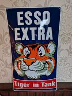 Esso extra emaille bord, Verzamelen, Ophalen of Verzenden, Reclamebord