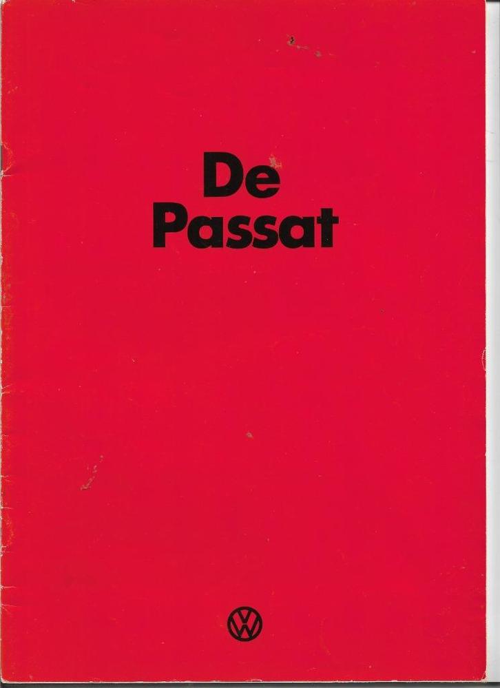 Brochure VW Volkswagen DE PASSAT, 1975 (NL)., Boeken, Auto's | Folders en Tijdschriften, Gelezen, Volkswagen, Verzenden