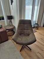 Groene olijfgroene draaistoel fauteuils, Huis en Inrichting, Fauteuils, Ophalen, Gebruikt, 75 tot 100 cm, 50 tot 75 cm