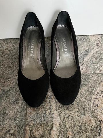Maripé – (echte)leren pumps/ schoenen – zwart - maat 35 beschikbaar voor biedingen