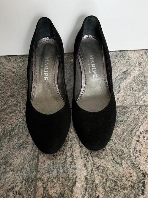 Maripé – (echte)leren pumps/ schoenen – zwart - maat 35, Kleding | Dames, Schoenen, Zo goed als nieuw, Pumps, Zwart, Ophalen