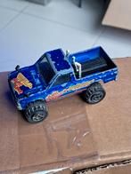Majorette Toyota Hilux 4x4 Pick-up blauw bespeeld nighthawk, Ophalen of Verzenden, Gebruikt, Auto