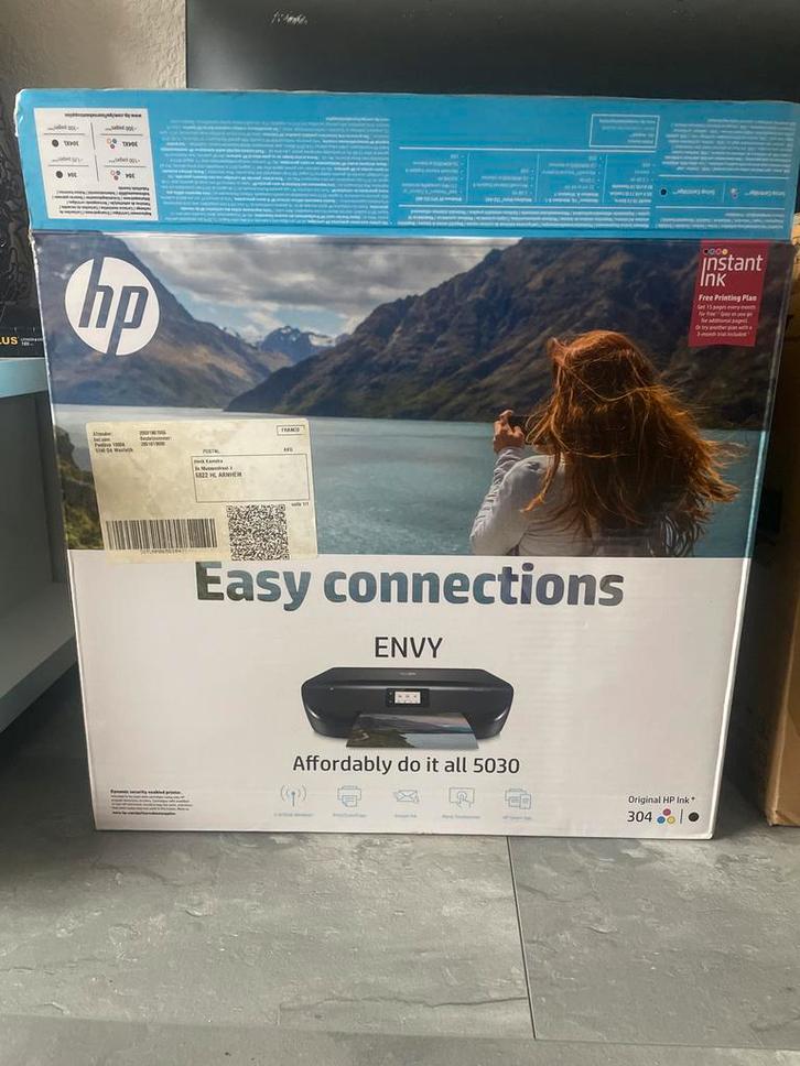 HP Envy 5030 All-in-One Printer, Computers en Software, Printers, Gebruikt, All-in-one, Inkjetprinter, Kleur printen, Draadloos
