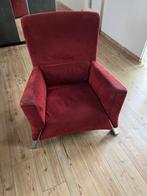 Rolf Benz 322 DESIGN fauteuil Bordeauxrood alcantara, Huis en Inrichting, Fauteuils, Ophalen, Gebruikt, Minder dan 75 cm, Design