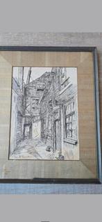 Zeldzame Pentekening 1933 Hofleverancier P.J.Gramwinckel €45, Antiek en Kunst, Ophalen of Verzenden