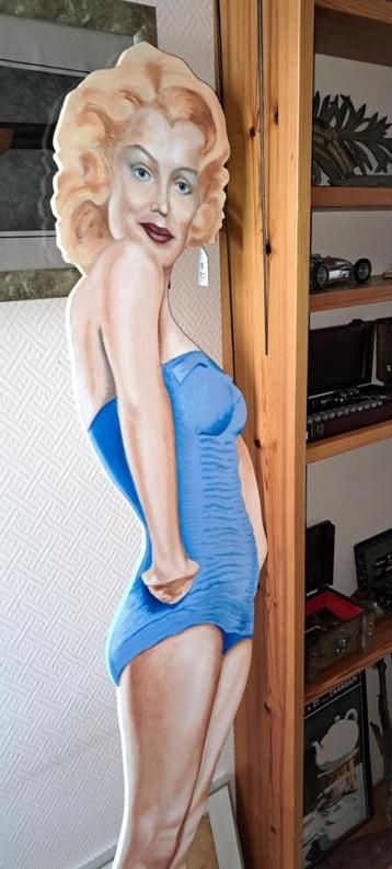 Marlyn Monroe reclameplaat 180cm hoog (pin up) beschikbaar voor biedingen