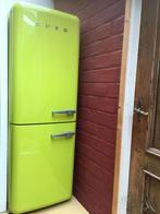 Appelgroen SMEG Koel-Vriescombinatie - Werkt!, Ophalen, Gebruikt, 200 liter of meer, 60 cm of meer