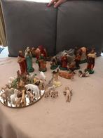 kerstgroep 40 delig + kampvuur + mos, Diversen, Kerst, Ophalen of Verzenden, Gebruikt