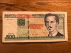 Cuba 500 pesos 2018 circulatie nominaal 19,50€, Postzegels en Munten, Los biljet, Ophalen of Verzenden, Noord-Amerika