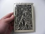 Oude houtsnede Groningen gesigneerd Evardus Scheffers, Verzenden