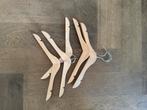 Kledinghangers baby 5x hout gratis, Ophalen, Zo goed als nieuw, Jongetje of Meisje