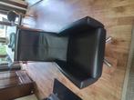 Nette leren draaifauteuil, Huis en Inrichting, Fauteuils, Ophalen of Verzenden, Zo goed als nieuw, 50 tot 75 cm, Leer