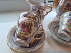 Versailles porselein servies paars-goud, Antiek en Kunst, Ophalen of Verzenden