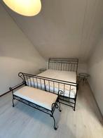 Te koop: stijlvol Frans design bed met Meradiso-matras, Huis en Inrichting, Slaapkamer | Bedden, Ophalen, Verstelbaar, Meradiso