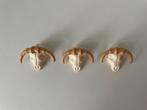 3x hoofddeksel/pet bison schedel met hoorn, Ophalen of Verzenden, Gebruikt, Los playmobil
