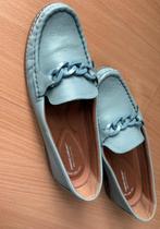NEXT lichtblauwe moccasins/instappers maat 41, Blauw, Instappers, Ophalen of Verzenden, Zo goed als nieuw