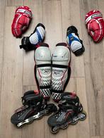 Skeelerhockey set, Heren, Inline skates 4 wielen, Ophalen, Overige merken