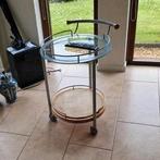 Bijzet tafeltje, Huis en Inrichting, Tafels | Bijzettafels, Minder dan 55 cm, Gebruikt, Rond, Hout