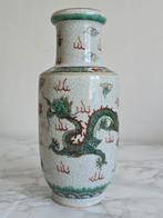 Antieke Chinese Nanking vaas, Draken, Chinees, Porselein, Antiek en Kunst, Ophalen of Verzenden