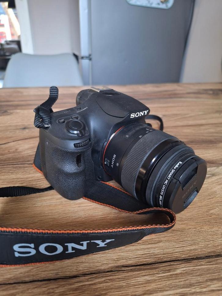 Sony a58 met UV filter, zo goed als nieuw, Audio, Tv en Foto, Fotocamera's Digitaal, Zo goed als nieuw, Sony, Ophalen